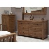 Homestyle Rustic Style Oak Furniture 7 Drawer Multi Chest  